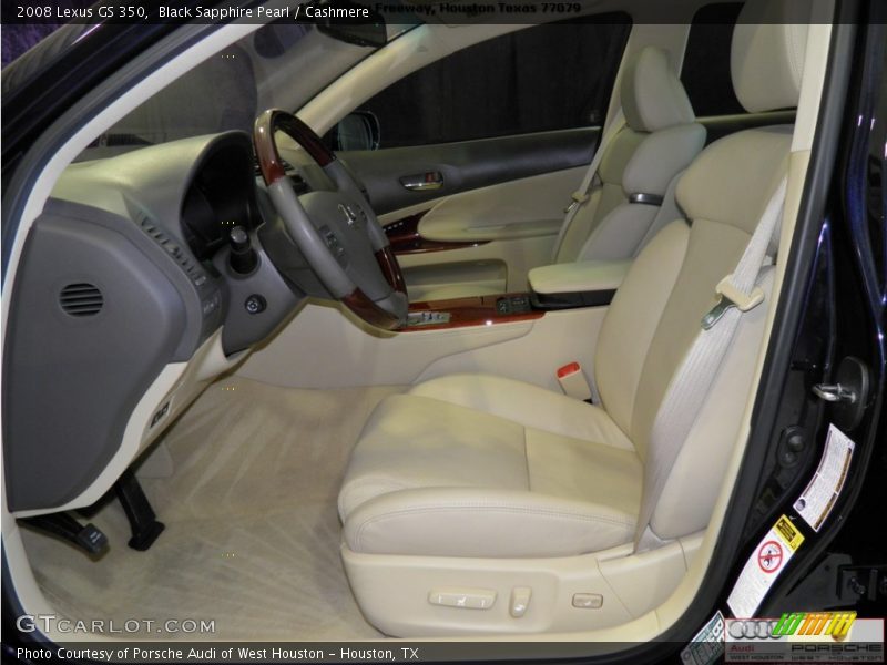 Black Sapphire Pearl / Cashmere 2008 Lexus GS 350