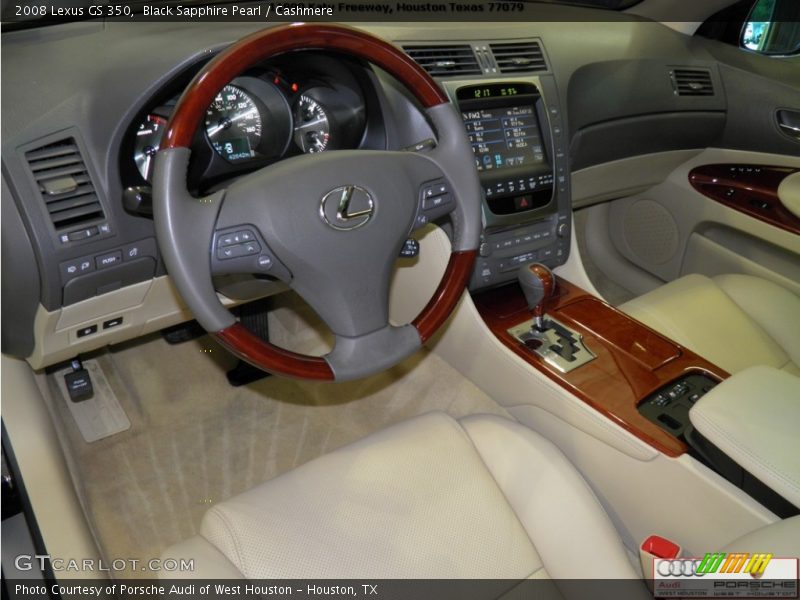 Black Sapphire Pearl / Cashmere 2008 Lexus GS 350
