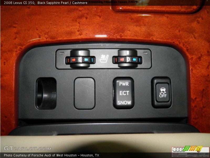 Black Sapphire Pearl / Cashmere 2008 Lexus GS 350