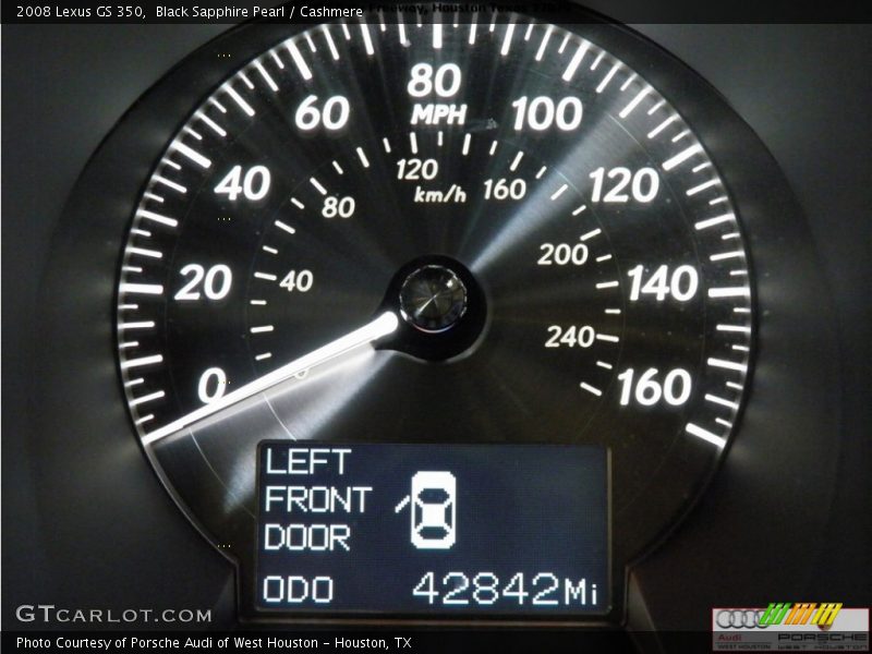 Black Sapphire Pearl / Cashmere 2008 Lexus GS 350