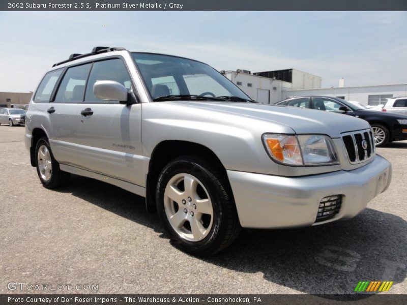 Platinum Silver Metallic / Gray 2002 Subaru Forester 2.5 S