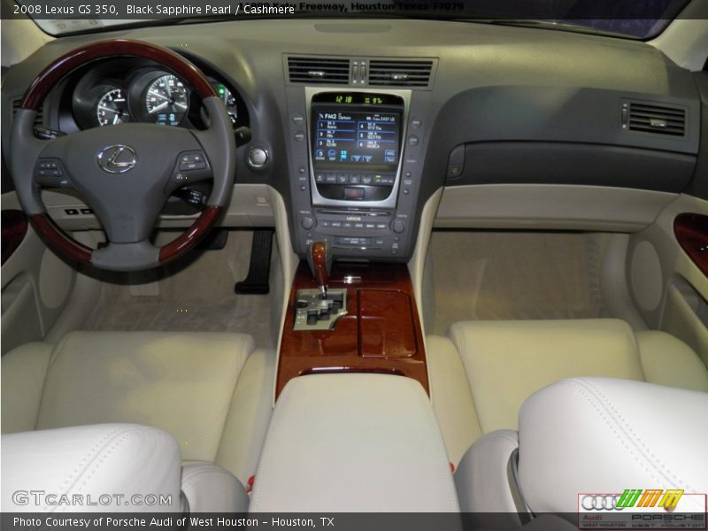 Black Sapphire Pearl / Cashmere 2008 Lexus GS 350