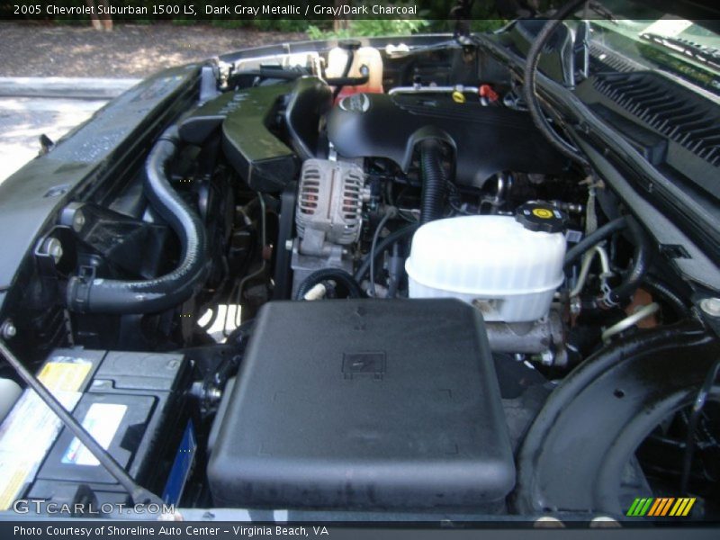 Dark Gray Metallic / Gray/Dark Charcoal 2005 Chevrolet Suburban 1500 LS