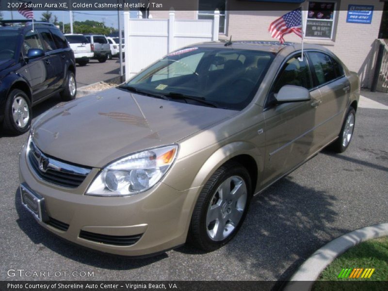 Golden Cashmere Metallic / Tan 2007 Saturn Aura XE