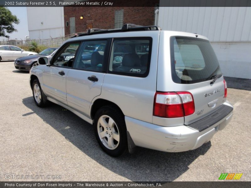 Platinum Silver Metallic / Gray 2002 Subaru Forester 2.5 S