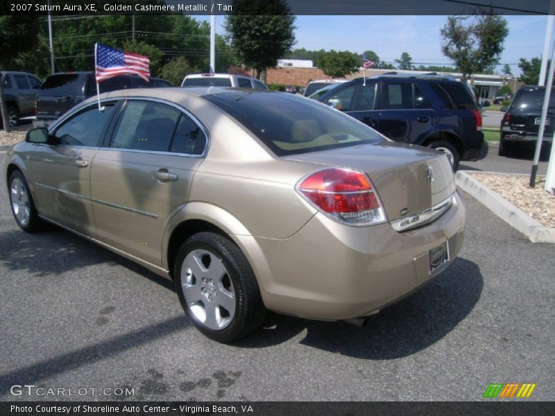 Golden Cashmere Metallic / Tan 2007 Saturn Aura XE