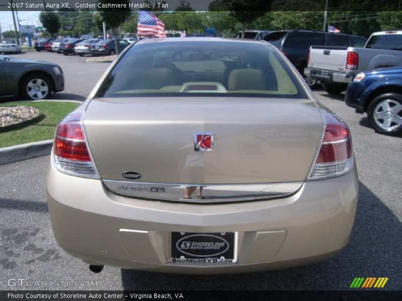 Golden Cashmere Metallic / Tan 2007 Saturn Aura XE