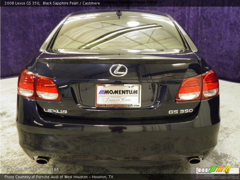 Black Sapphire Pearl / Cashmere 2008 Lexus GS 350