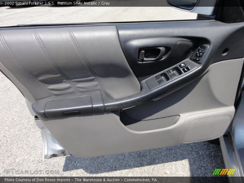 Platinum Silver Metallic / Gray 2002 Subaru Forester 2.5 S