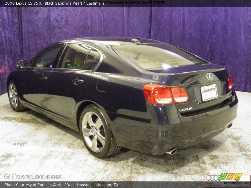 Black Sapphire Pearl / Cashmere 2008 Lexus GS 350