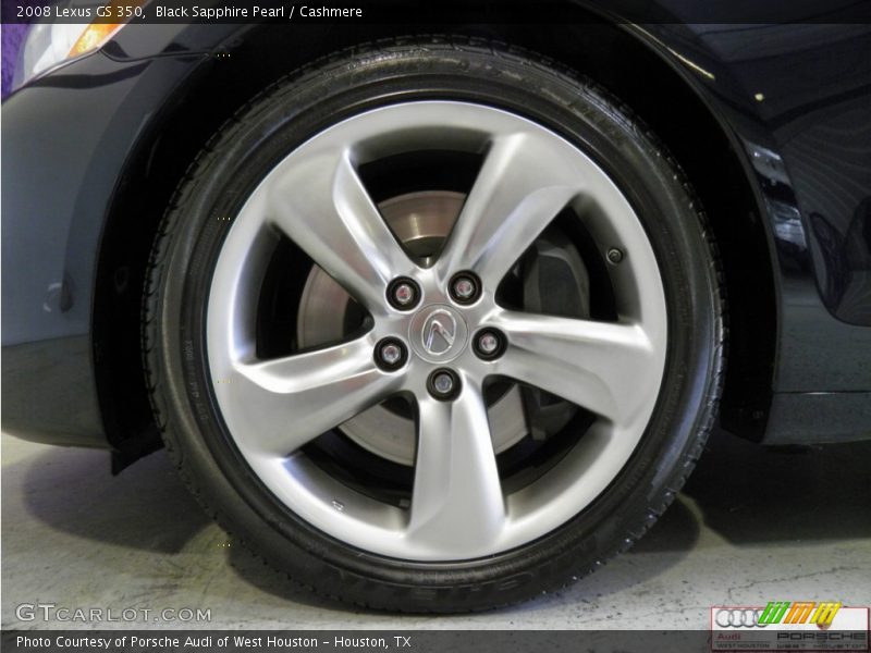 Black Sapphire Pearl / Cashmere 2008 Lexus GS 350
