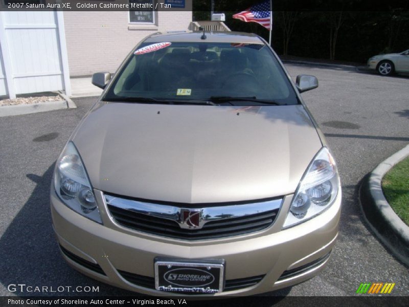 Golden Cashmere Metallic / Tan 2007 Saturn Aura XE