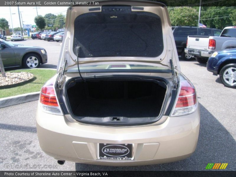 Golden Cashmere Metallic / Tan 2007 Saturn Aura XE