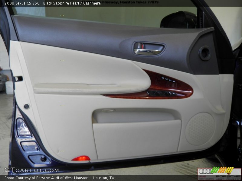 Black Sapphire Pearl / Cashmere 2008 Lexus GS 350