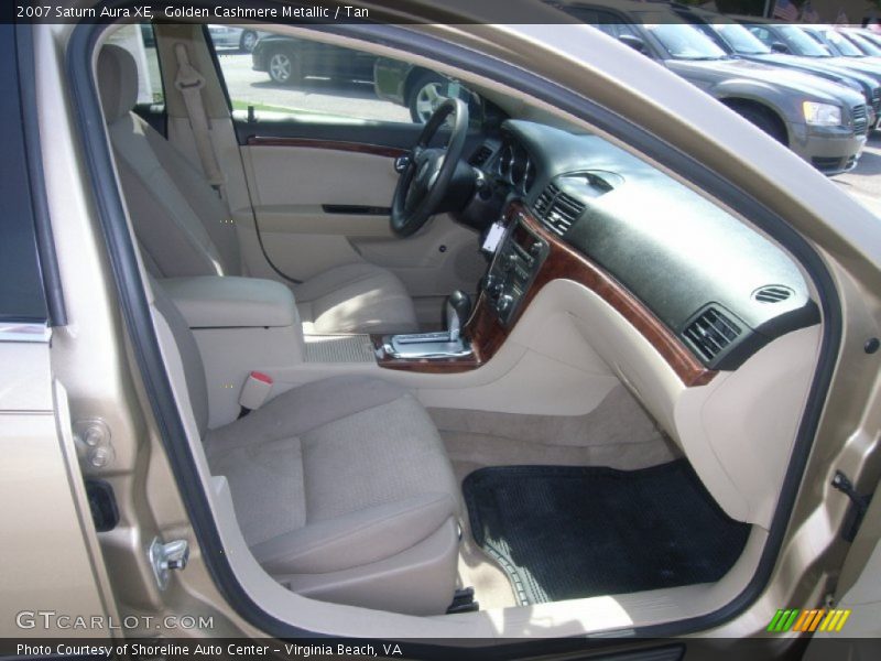 Golden Cashmere Metallic / Tan 2007 Saturn Aura XE