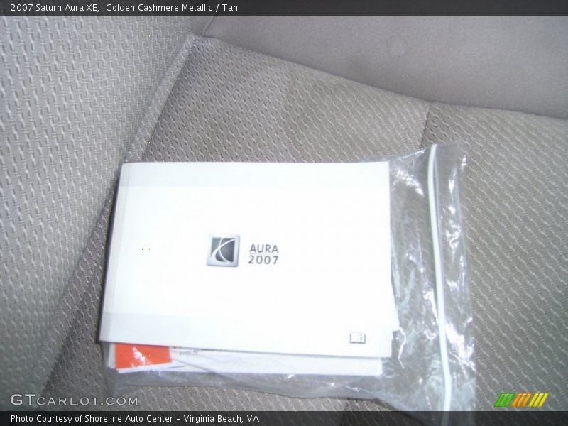 Golden Cashmere Metallic / Tan 2007 Saturn Aura XE