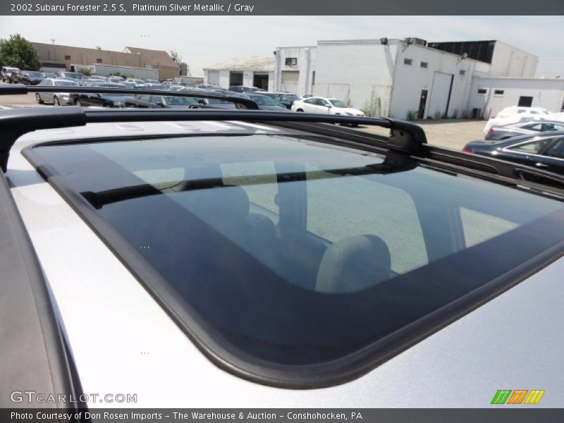 Platinum Silver Metallic / Gray 2002 Subaru Forester 2.5 S