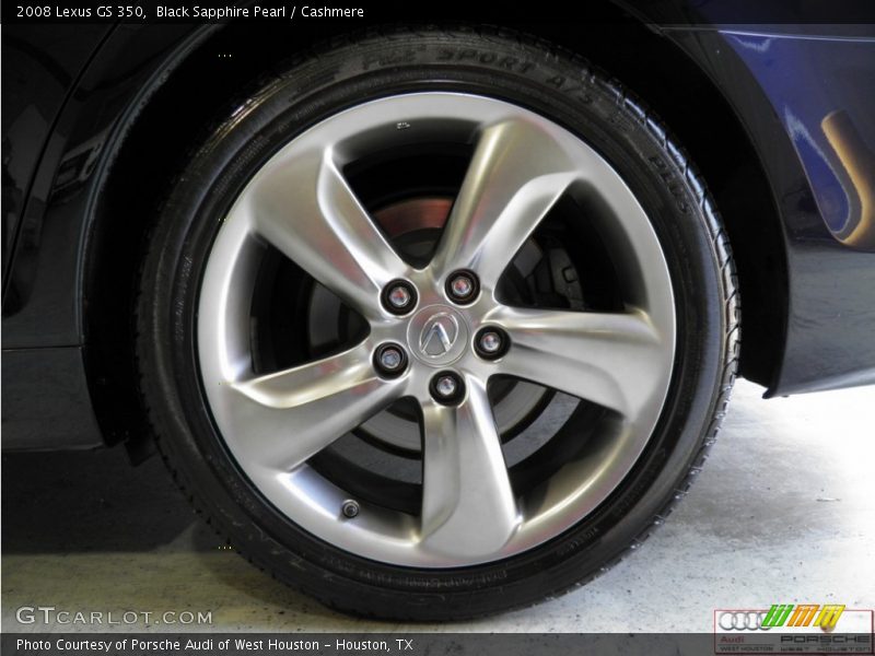 Black Sapphire Pearl / Cashmere 2008 Lexus GS 350