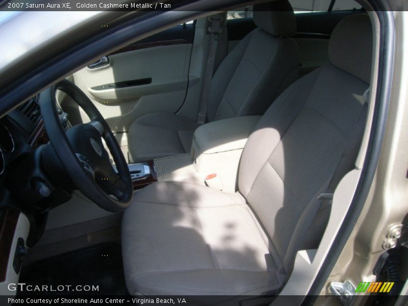 Golden Cashmere Metallic / Tan 2007 Saturn Aura XE