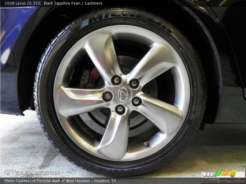 Black Sapphire Pearl / Cashmere 2008 Lexus GS 350