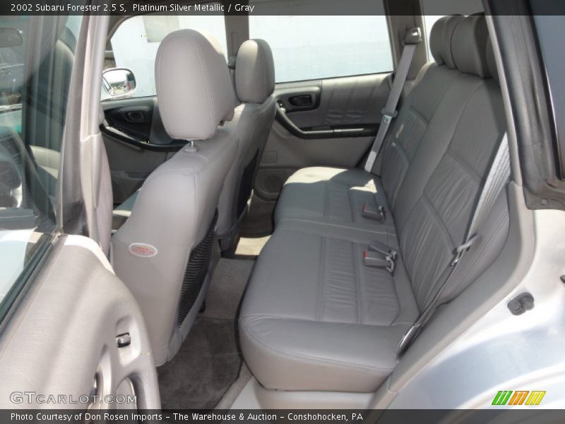 Platinum Silver Metallic / Gray 2002 Subaru Forester 2.5 S