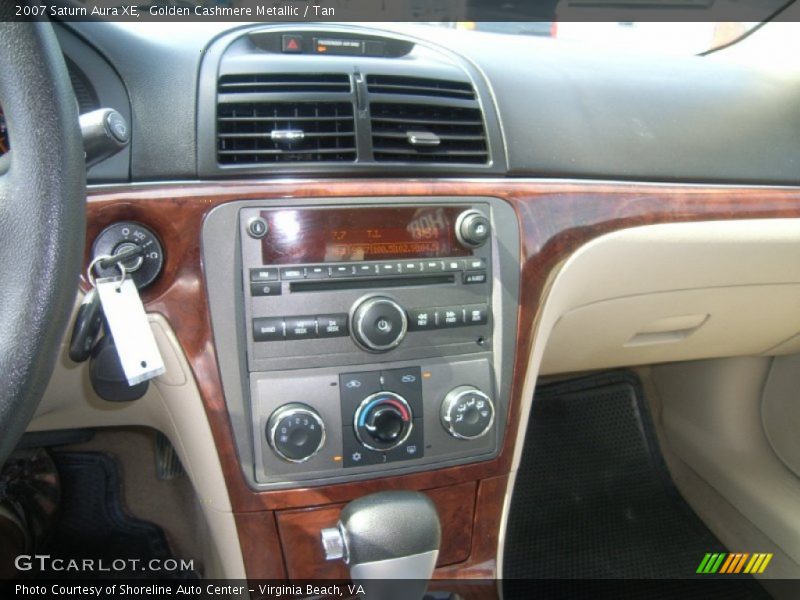 Golden Cashmere Metallic / Tan 2007 Saturn Aura XE