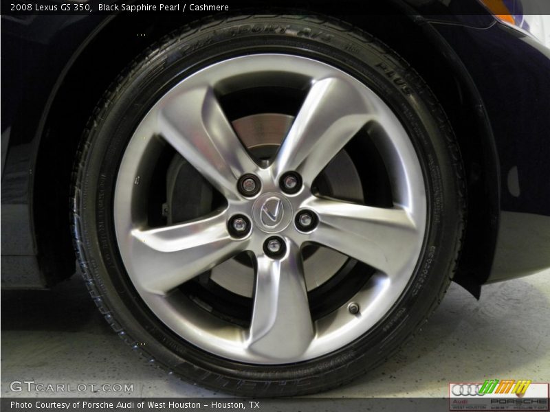 Black Sapphire Pearl / Cashmere 2008 Lexus GS 350