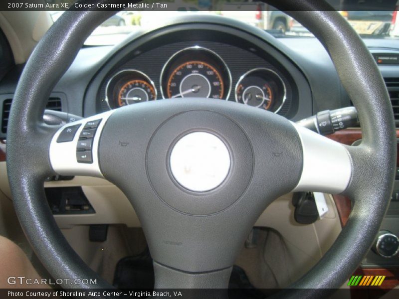 Golden Cashmere Metallic / Tan 2007 Saturn Aura XE