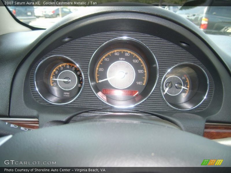Golden Cashmere Metallic / Tan 2007 Saturn Aura XE