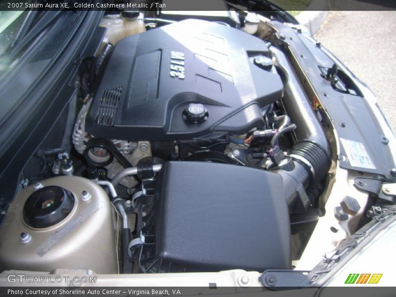 Golden Cashmere Metallic / Tan 2007 Saturn Aura XE