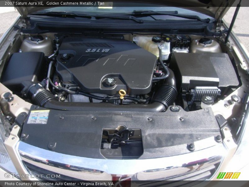 Golden Cashmere Metallic / Tan 2007 Saturn Aura XE
