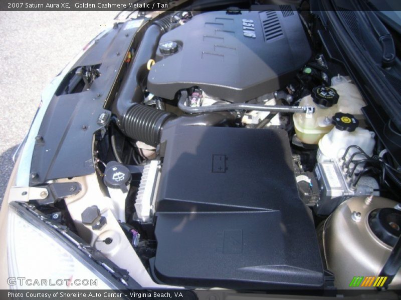 Golden Cashmere Metallic / Tan 2007 Saturn Aura XE