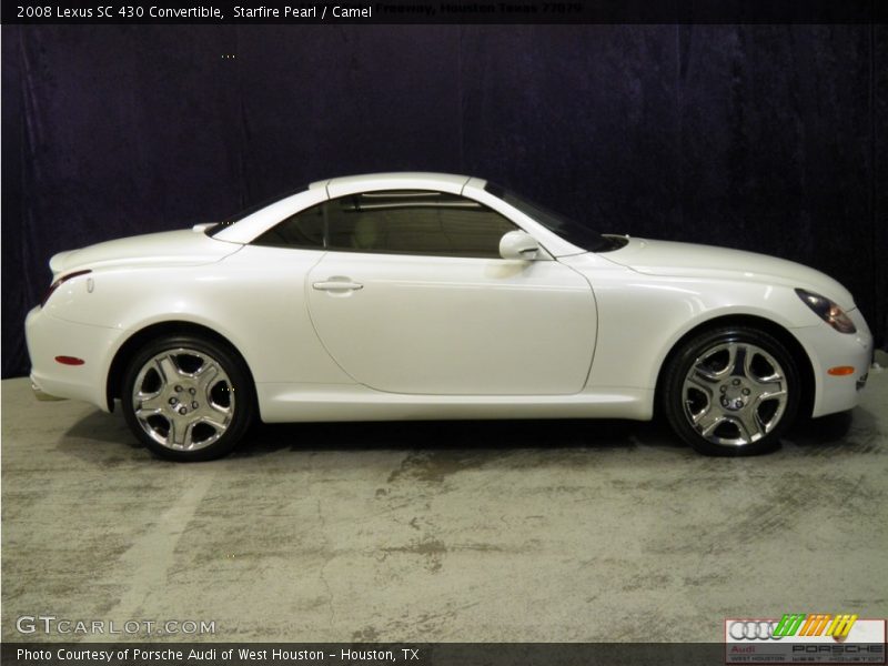 Starfire Pearl / Camel 2008 Lexus SC 430 Convertible