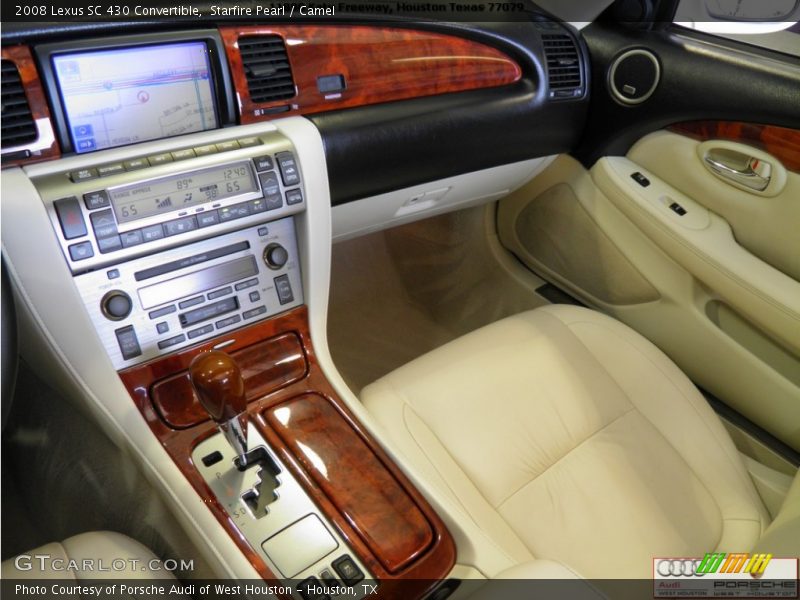 Starfire Pearl / Camel 2008 Lexus SC 430 Convertible