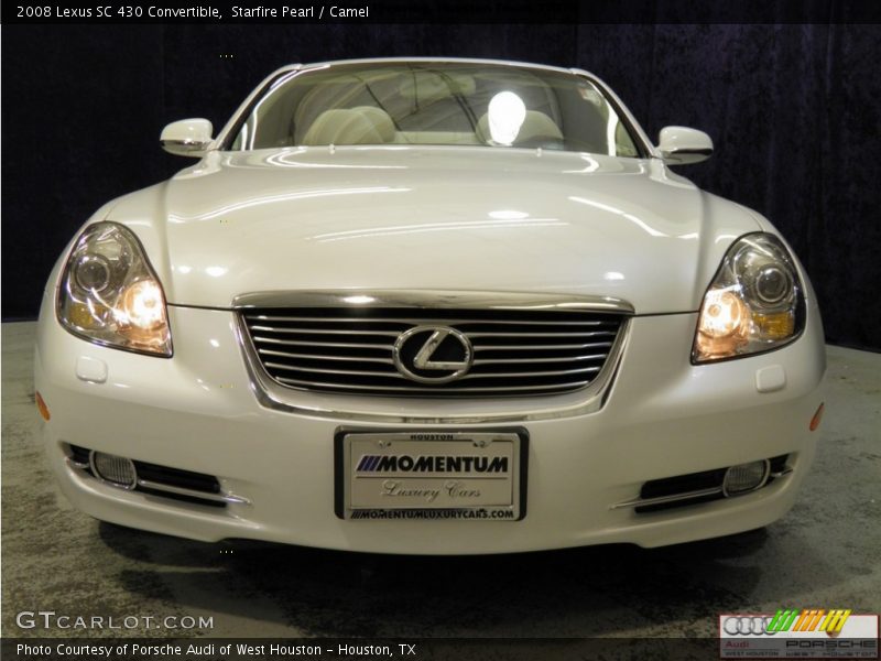 Starfire Pearl / Camel 2008 Lexus SC 430 Convertible
