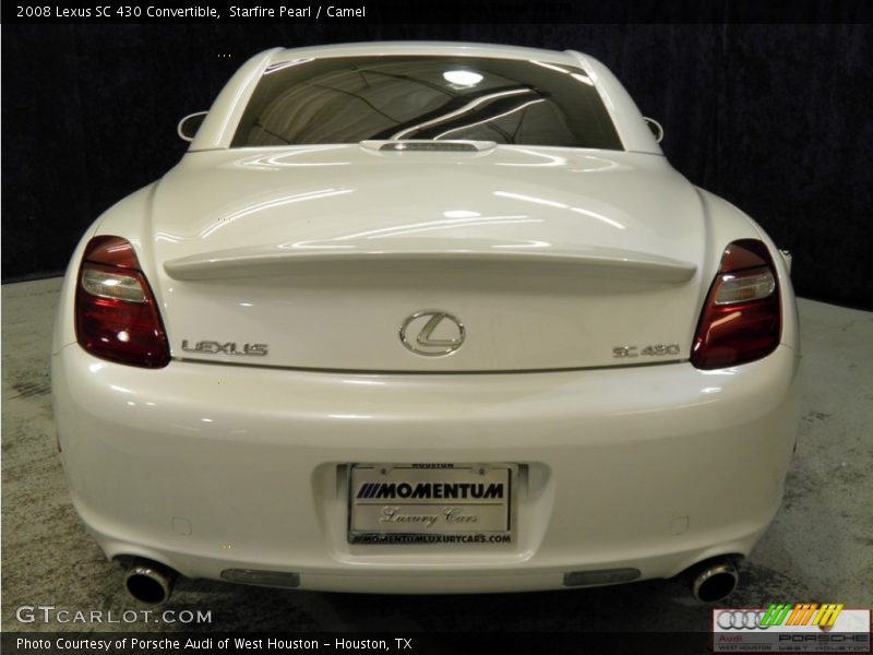 Starfire Pearl / Camel 2008 Lexus SC 430 Convertible
