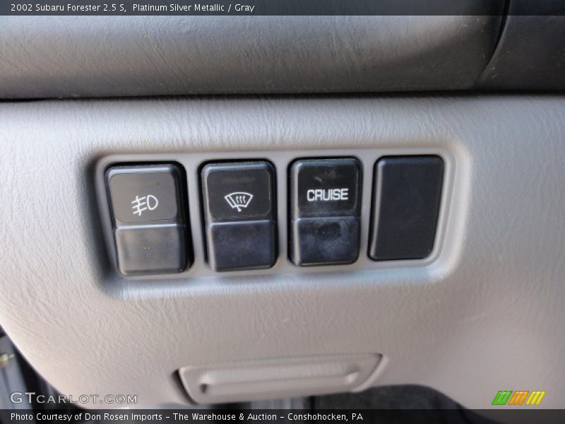 Platinum Silver Metallic / Gray 2002 Subaru Forester 2.5 S