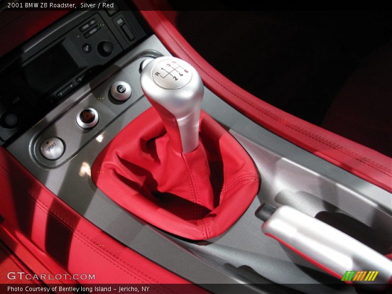 Silver / Red 2001 BMW Z8 Roadster