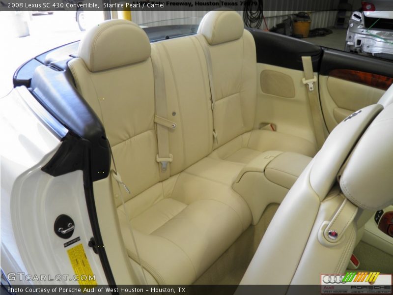 Starfire Pearl / Camel 2008 Lexus SC 430 Convertible