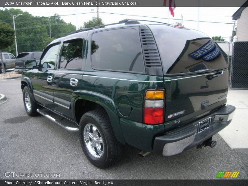 Dark Green Metallic / Gray/Dark Charcoal 2004 Chevrolet Tahoe LS 4x4