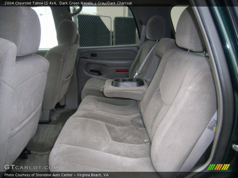 Dark Green Metallic / Gray/Dark Charcoal 2004 Chevrolet Tahoe LS 4x4