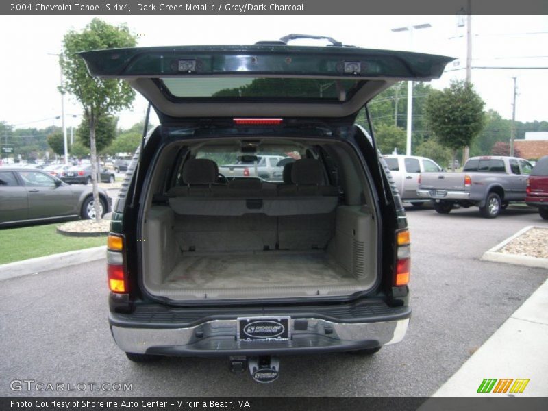 Dark Green Metallic / Gray/Dark Charcoal 2004 Chevrolet Tahoe LS 4x4