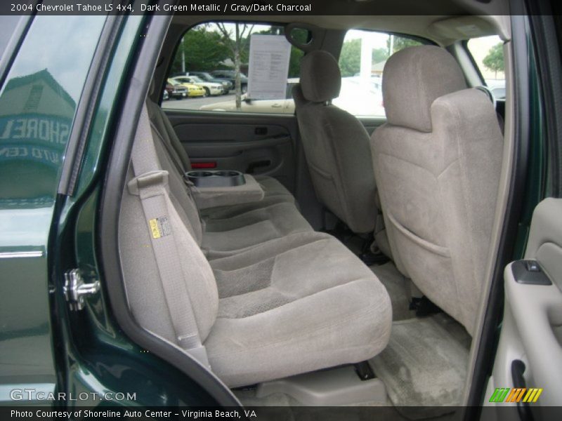 Dark Green Metallic / Gray/Dark Charcoal 2004 Chevrolet Tahoe LS 4x4