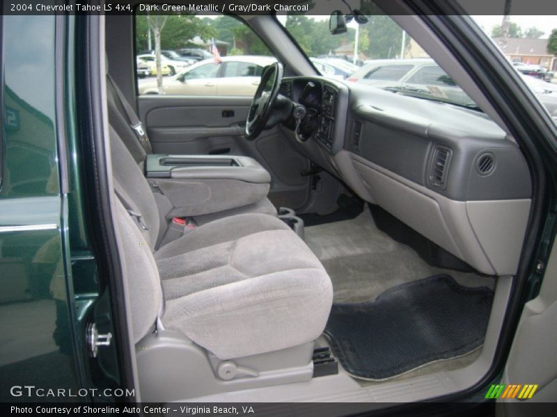 Dark Green Metallic / Gray/Dark Charcoal 2004 Chevrolet Tahoe LS 4x4