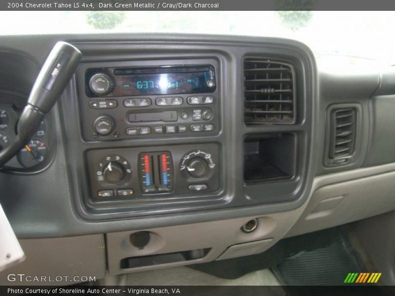 Dark Green Metallic / Gray/Dark Charcoal 2004 Chevrolet Tahoe LS 4x4