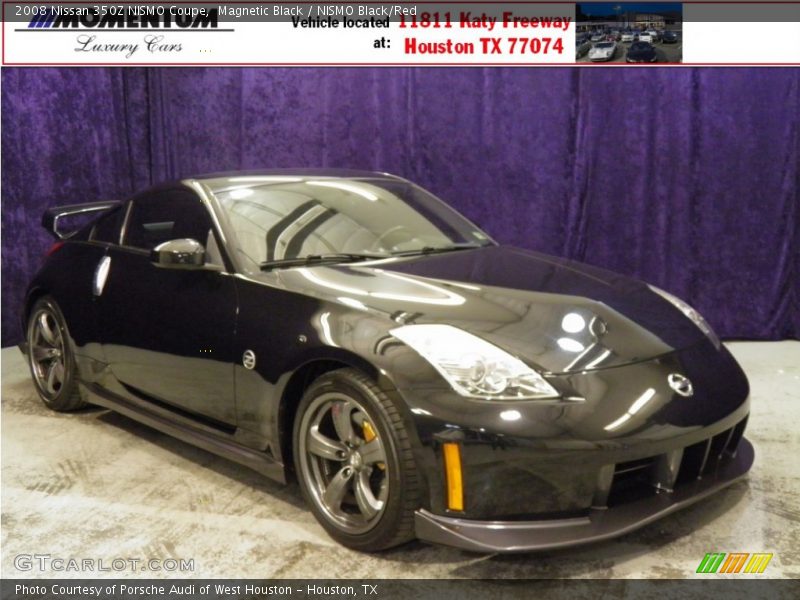 Magnetic Black / NISMO Black/Red 2008 Nissan 350Z NISMO Coupe