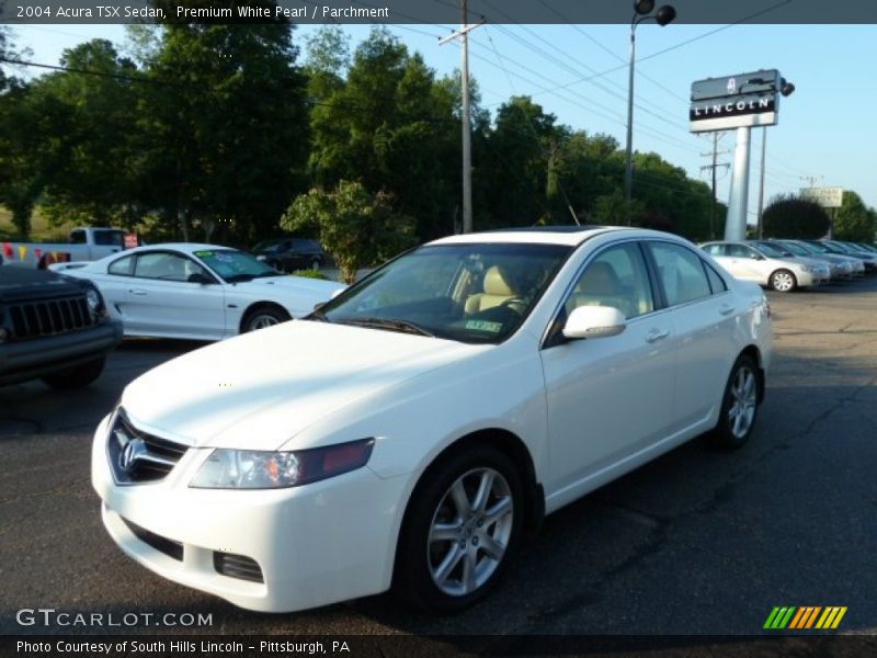 Premium White Pearl / Parchment 2004 Acura TSX Sedan