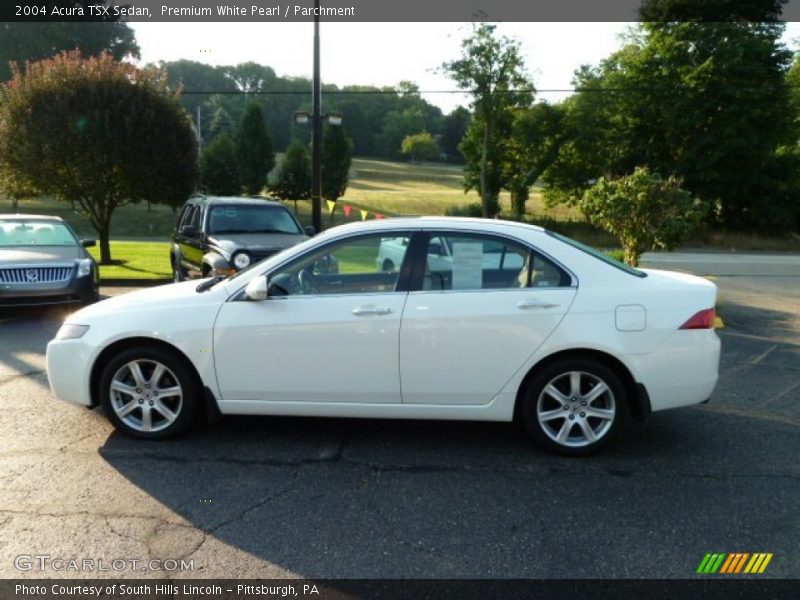 Premium White Pearl / Parchment 2004 Acura TSX Sedan