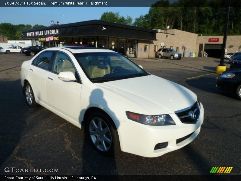 Premium White Pearl / Parchment 2004 Acura TSX Sedan