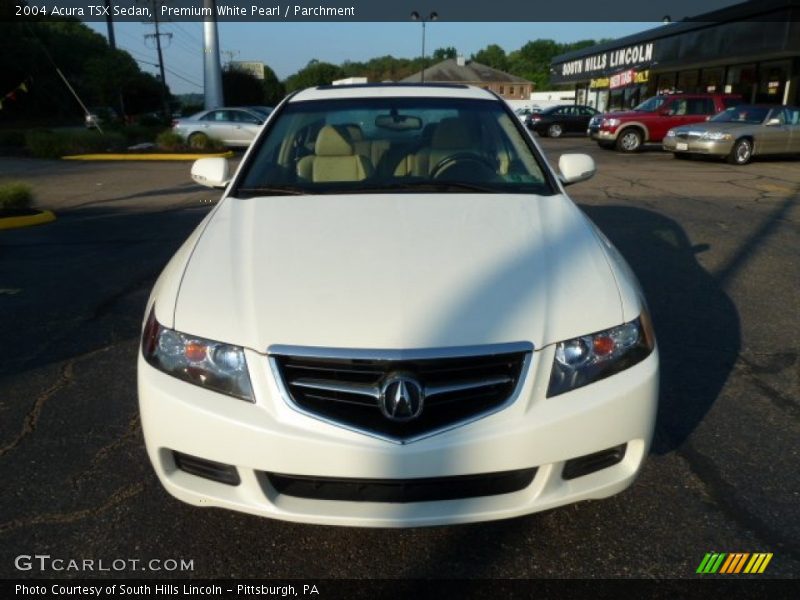 Premium White Pearl / Parchment 2004 Acura TSX Sedan